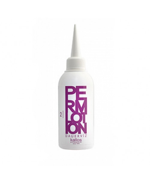Solutie Permanenta Kallos "2" pentru par vopsit 75 ml