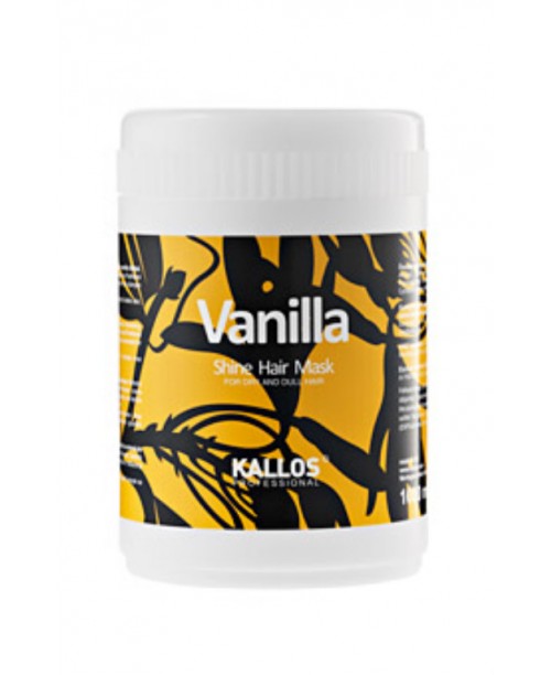 Masca Kallos cu aroma de vanilie pentru par uscat si mat  1000 ml