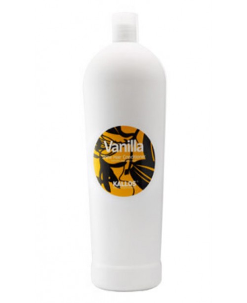 Balsam Kallos cu aroma de vanilie pentru par uscat si mat  1000 ml