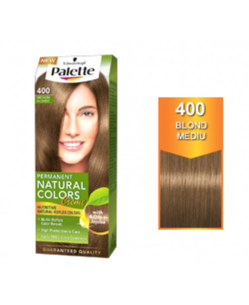 Palette Permanent Natural Colors 400 - Blond Mediu