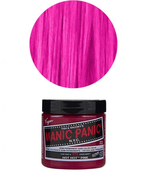 Vopsea de par Manic Panic roz - Hot Hot Pink