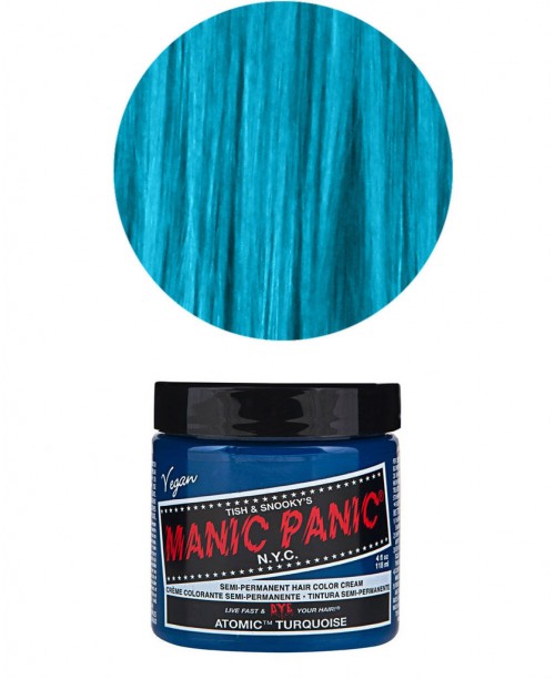 Vopsea de par Manic Panic turcoaz - Atomic Turquoise 