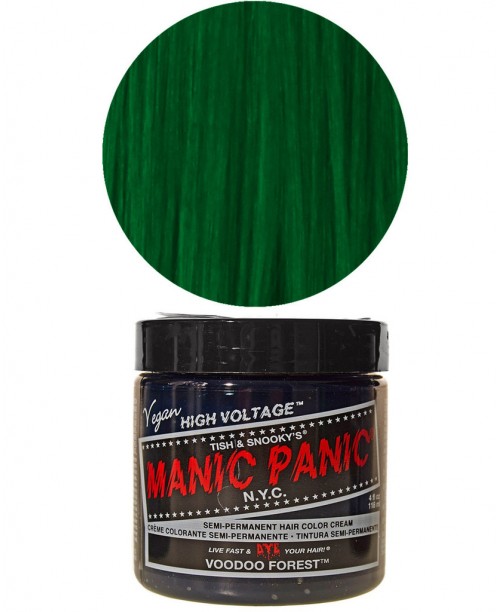 Vopsea de par Manic Panic verde - Voodoo Forest