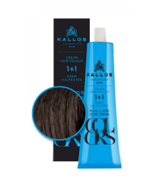 Vopsea de par crema Kallos Colors - Brun Inchis 3N