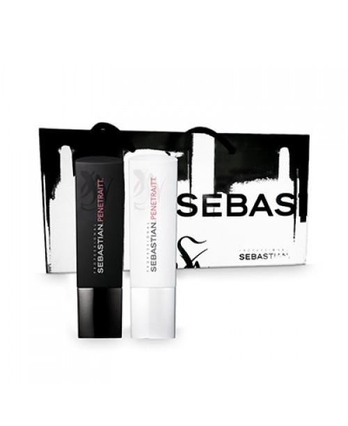 Pachet Sebastian Penetraitt shampoo 250ml+Penetraitt conditioner 250ml+Punga CADOU