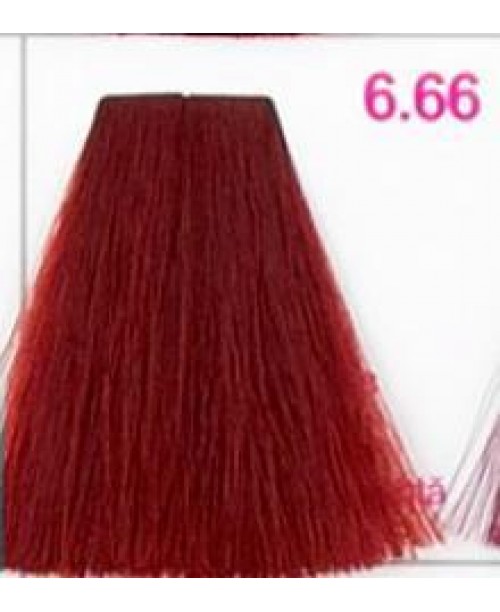 Vopsea de par Kallos KJMN - Blond Inchis cu nuanta de Roscat 6.66