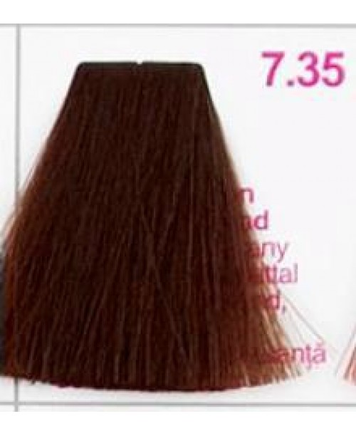 Vopsea de par Kallos KJMN - Blond Mediu cu nuanta de Mahon Auriu 7.35