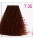 Vopsea de par Kallos KJMN - Blond Mediu cu nuanta de Mahon Auriu 7.35