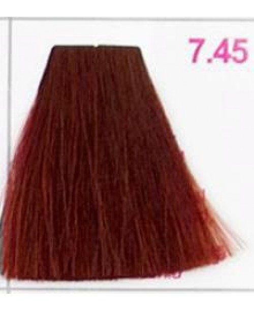 Vopsea de par Kallos KJMN - Blond Mediu cu nuanta de Mahon Aramiu 7.45