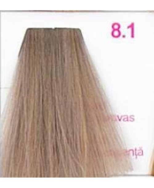 Vopsea de par Kallos KJMN - Blond Deschis cu nuanta Cenusie 8.1