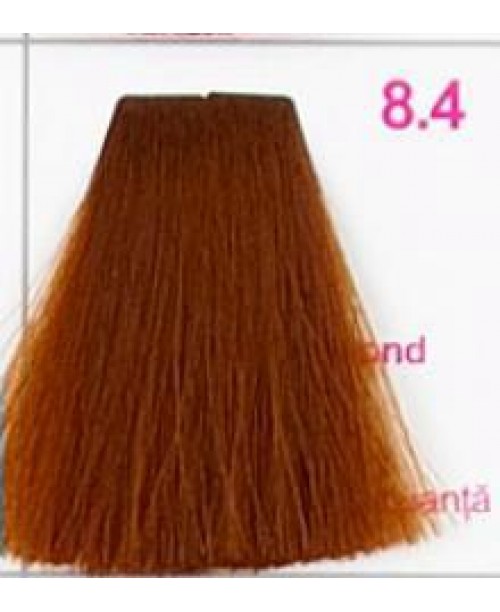 Vopsea de par Kallos KJMN - Blond Deschis cu nuanta de Aramiu 8.4