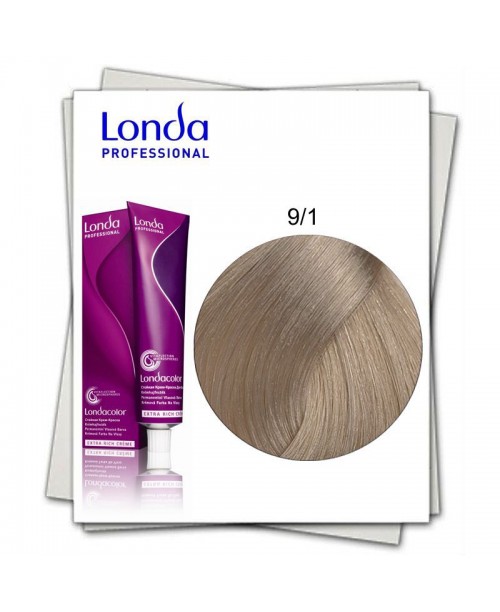 Vopsea Londa Professional 9/1 blond luminos cenusiu 60ml