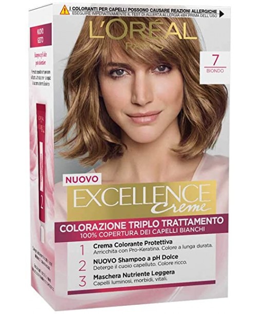 Vopsea de par L'Oreal Excellence Creme 7 blond