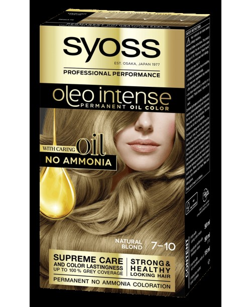 Vopsea de par Syoss Oleo Intense 7-10 Blond Natural